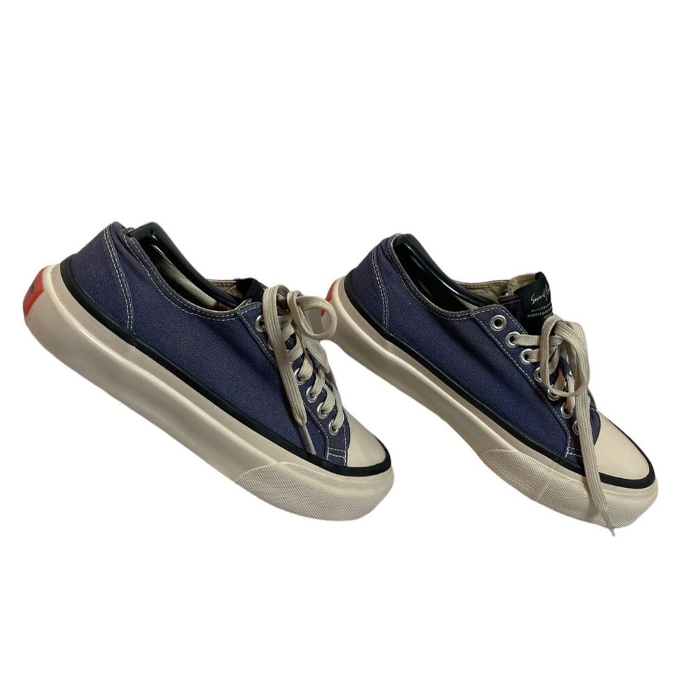 Second / Layer x Article No Sneakers AN1007 Low Top Shoes Blue Mens US 6 - Picture 4 of 8